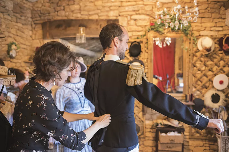 Le studio de Photo Rétro à Le Bugue, Village Le Bournat Dordogne